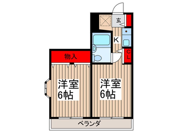 ロイヤルコ－トⅠの物件間取画像