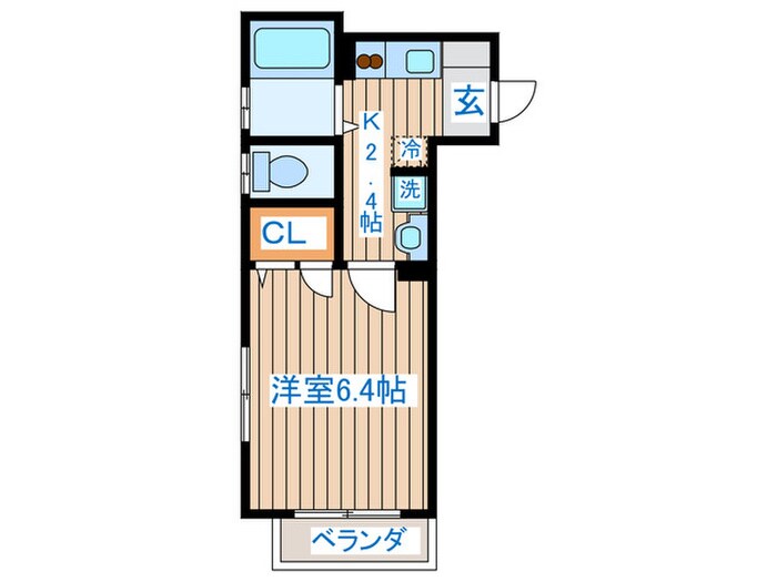 エスポワール本町の物件間取画像