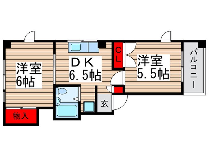 物件間取画像