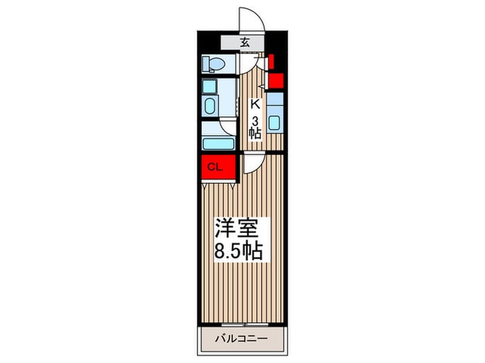 フリ－デの物件間取画像