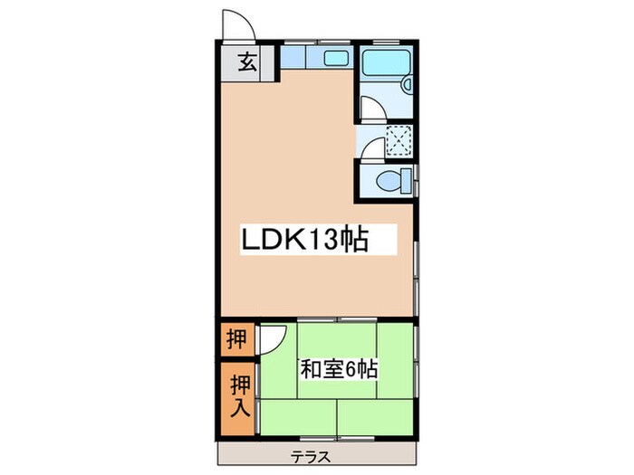 KAINOS袖ケ浜の物件間取画像