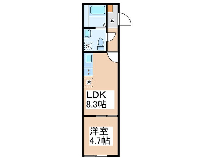 パークシードあざみ野の物件間取画像