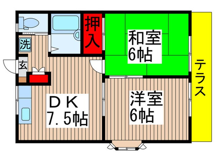 ルミエール勝田台の物件間取画像