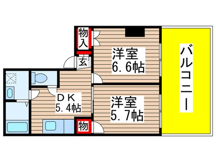 市原ビルの物件間取画像