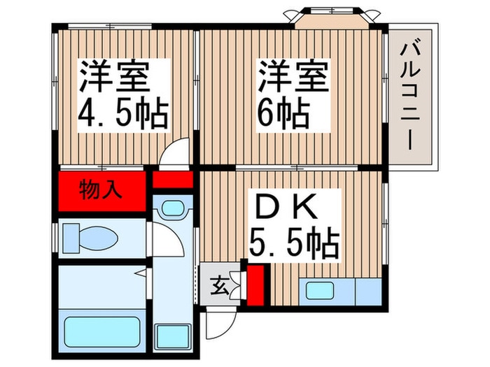 物件間取画像