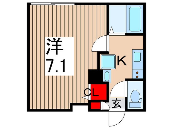 ライフタウン五反野の物件間取画像