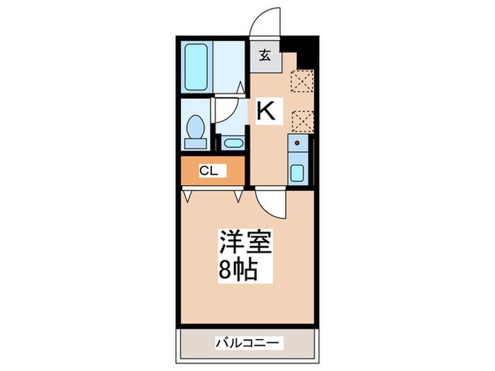 アムール大倉山A棟の物件間取画像