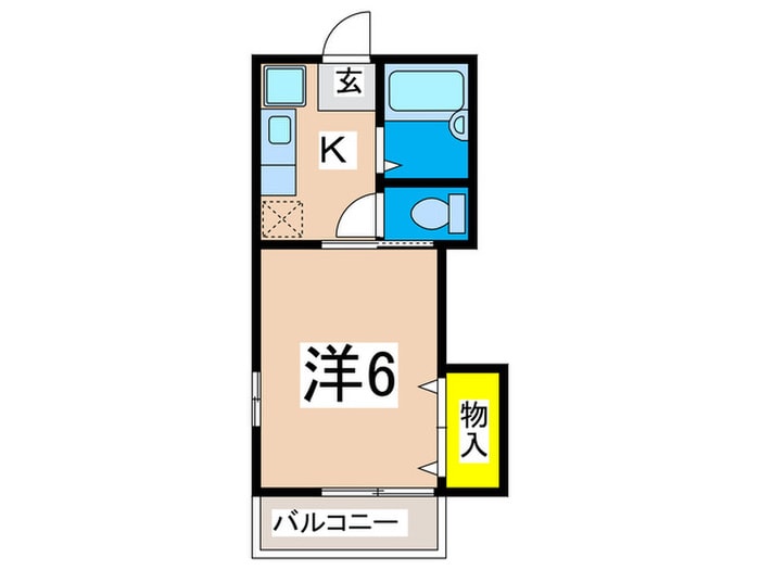 第２和光ハイツの物件間取画像