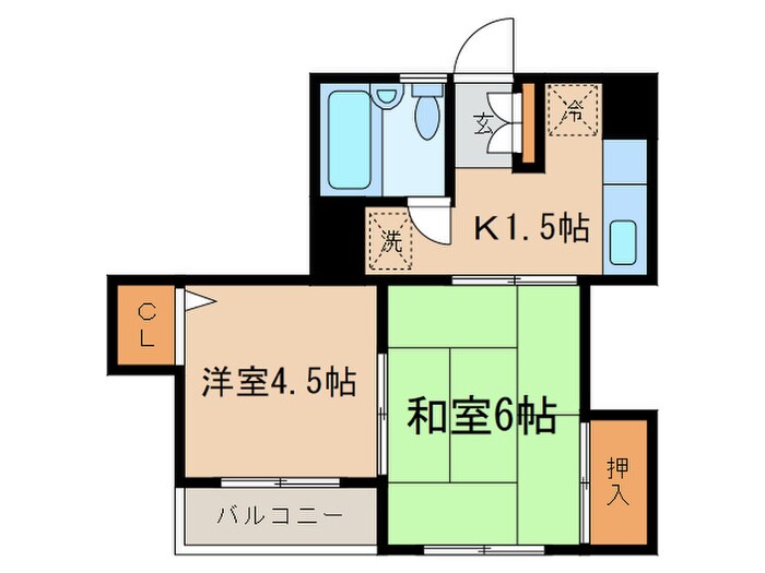 狛江ジョージハイムの物件間取画像