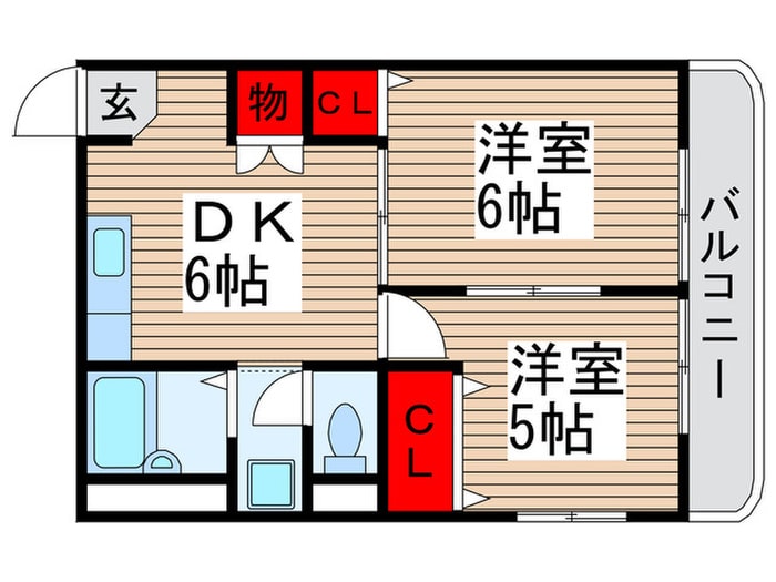 南柏ビルの物件間取画像