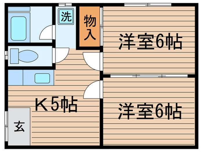 和泉コーポの物件間取画像