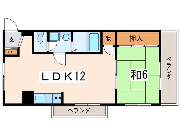 サンハイム小山の物件間取画像