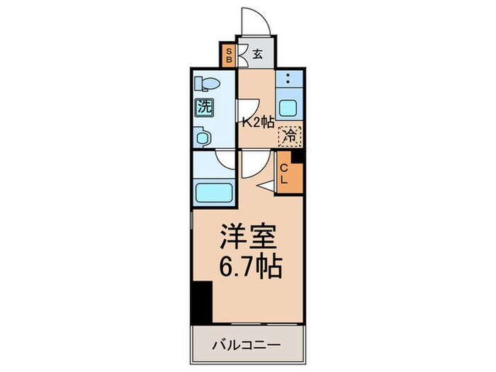 クオリタス品川南の物件間取画像