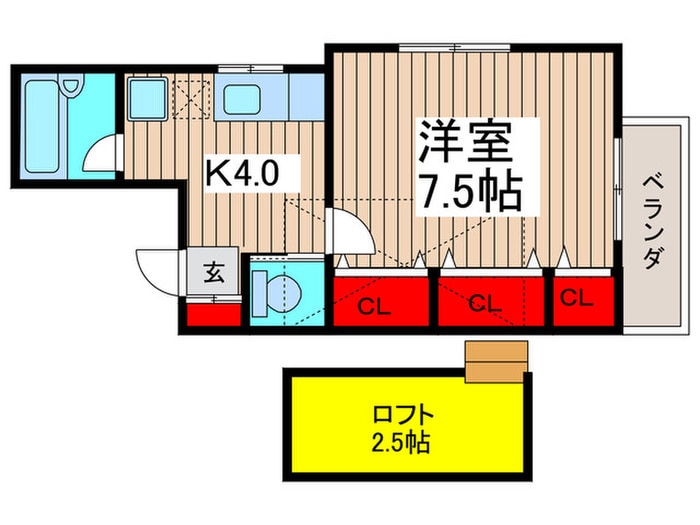 ウィステリアガーデンⅡの物件間取画像