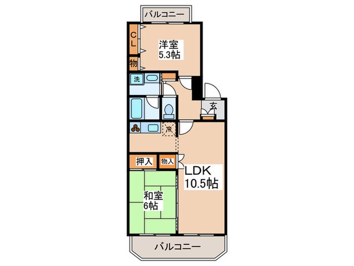 フィール野川の物件間取画像