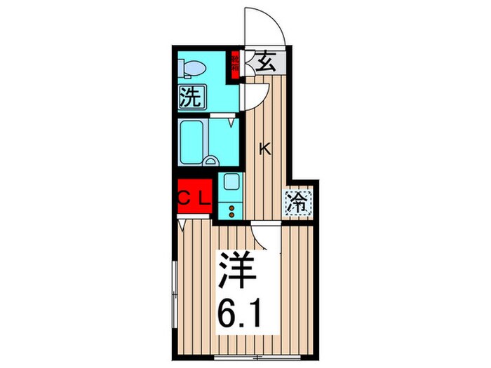 Petit Mignon（ﾌﾟﾃｨﾐﾆｮﾝ）の物件間取画像