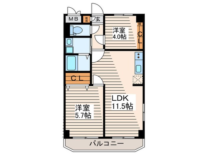 物件間取画像