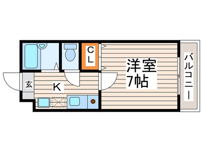 アノン平和台の物件間取画像