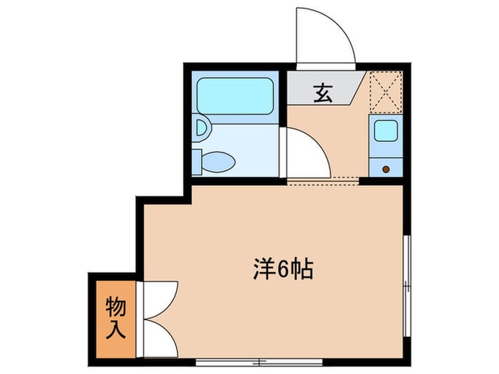 Oフラットの物件間取画像