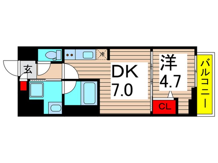 クラリティア綾瀬の物件間取画像