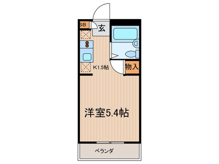 美和プラザ高井戸(108)の物件間取画像