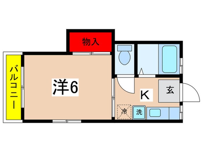 ひまわりハイツの物件間取画像