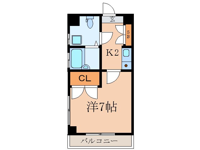 ルミエール立花の物件間取画像