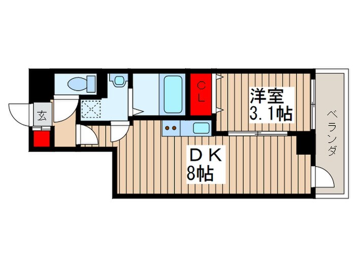 Arcenciel東浅草の物件間取画像