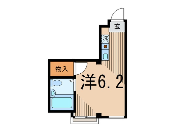 ベルビュ－三軒茶屋の物件間取画像