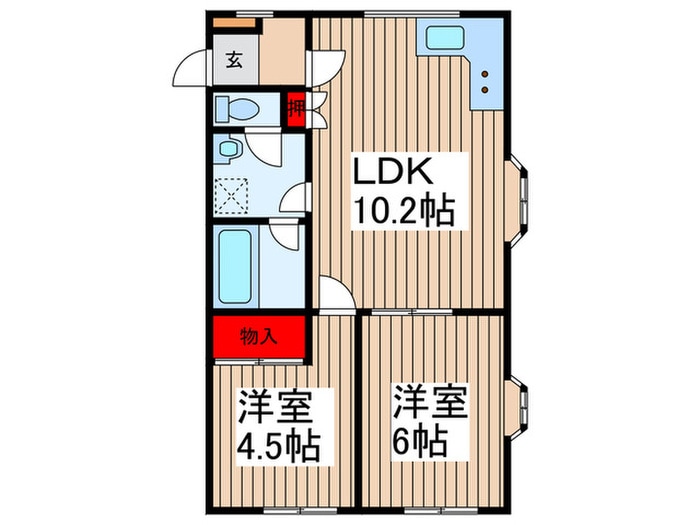 PLENDY川口芝公園Ⅱの物件間取画像