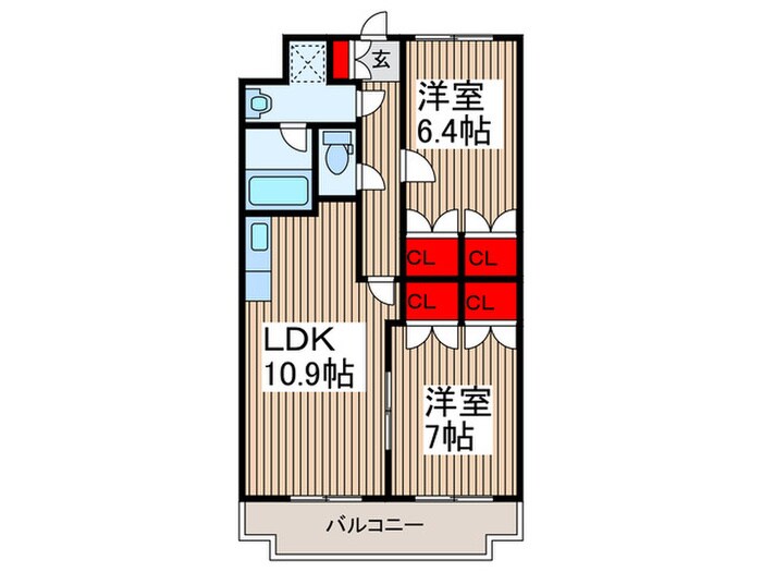 ユナイトの物件間取画像