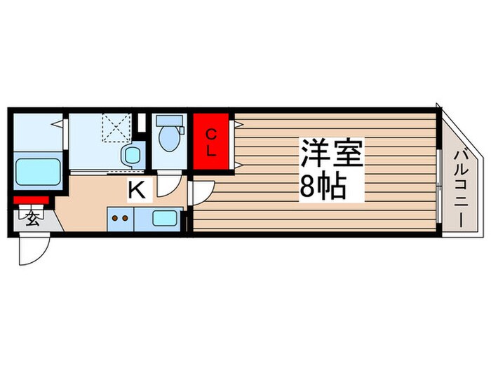 メグリオ新松戸の物件間取画像