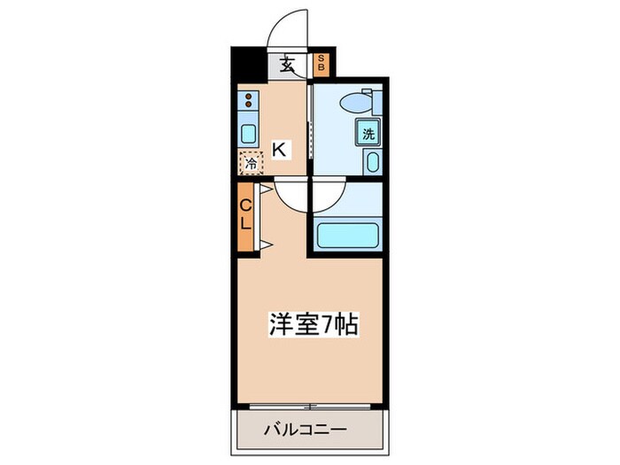 ＫＤＸﾚｼﾞﾃﾞﾝｽ池袋ｳｴｽﾄ(1403)の物件間取画像
