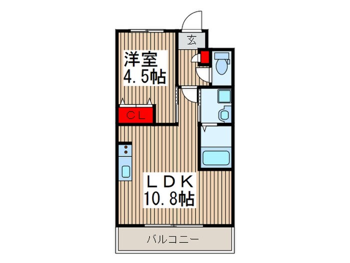 La Forte南鳩ヶ谷の物件間取画像