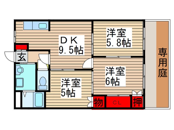 イーストピアの物件間取画像