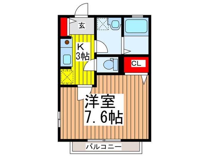 ウエストアリ－ナの物件間取画像