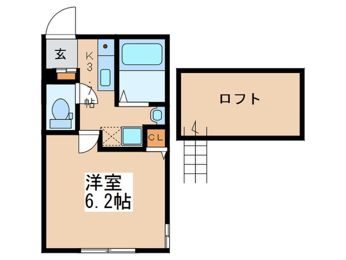 エクセルステージ北里の物件間取画像