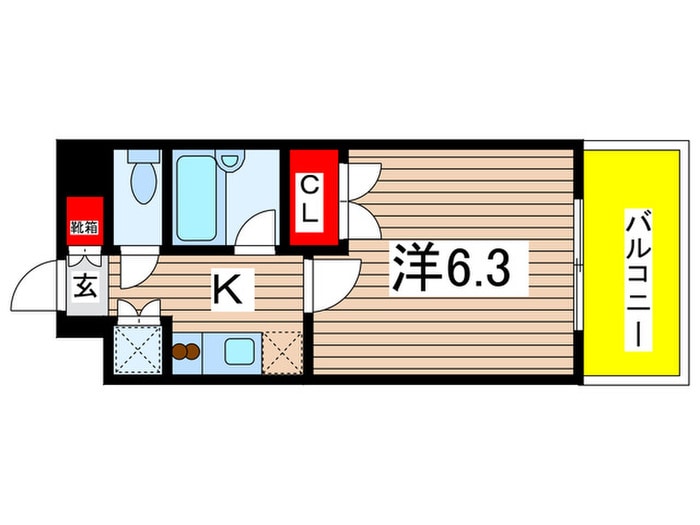 フォレシティ両国の物件間取画像