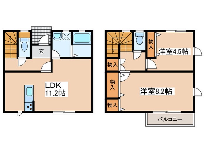 アズーリの物件間取画像