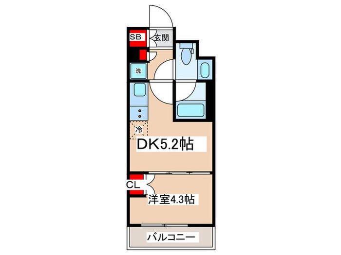 パークアクシス両国スクエアの物件間取画像