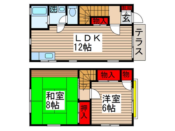 物件間取画像