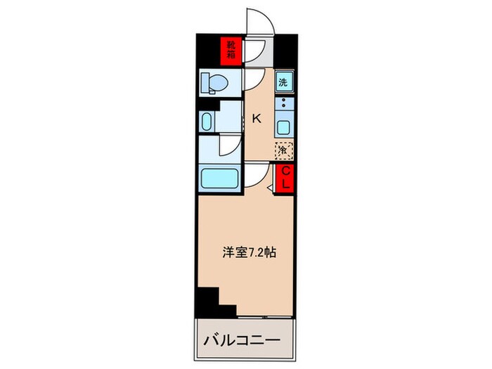 ﾊｰﾓﾆｰﾚｼﾞﾃﾞﾝｽ亀戸EASTTOKYO(302)の物件間取画像