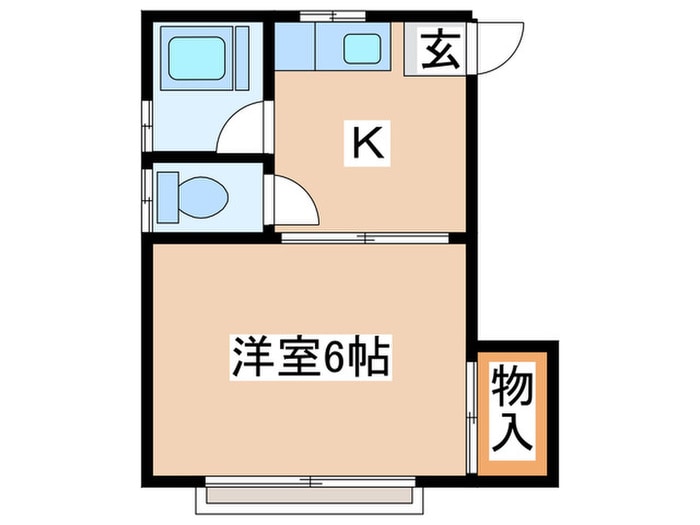 コ－ポ富士苑の物件間取画像