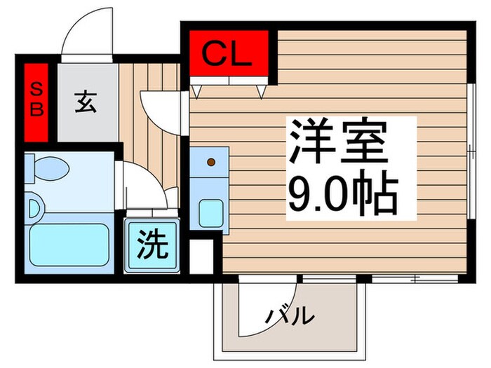 コスモ門前仲町(703)の物件間取画像