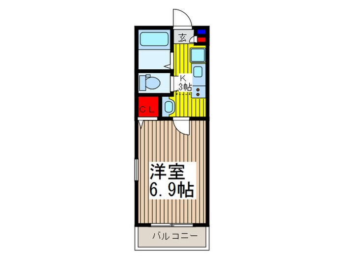 パルフィールドの物件間取画像