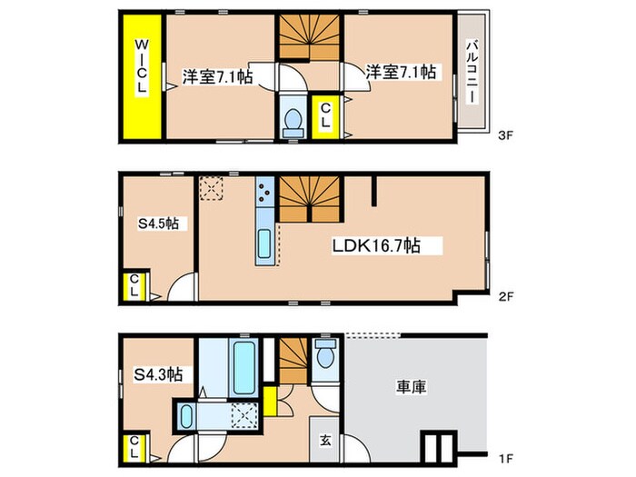 Kolet戸塚上矢部町＃3の物件間取画像