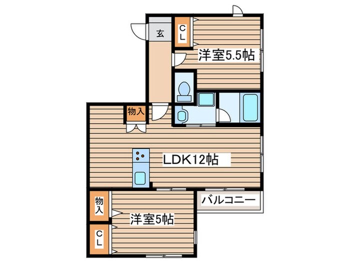 AI・グランディール宿河原の物件間取画像