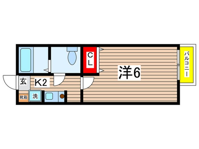 アパルト矢野口の物件間取画像