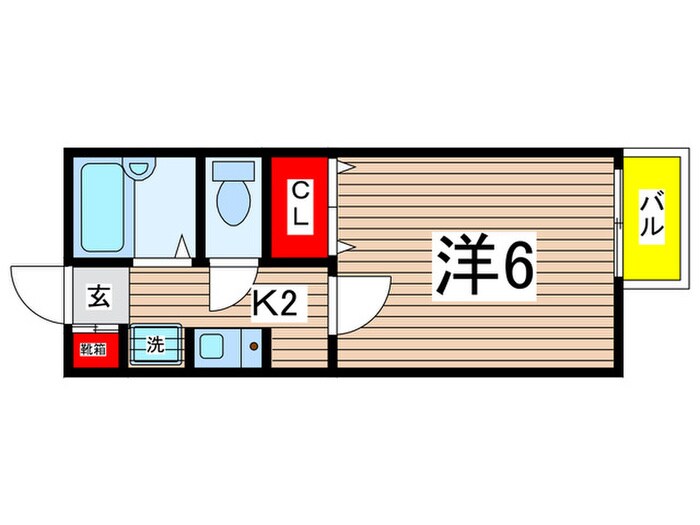 アパルト矢野口の物件間取画像