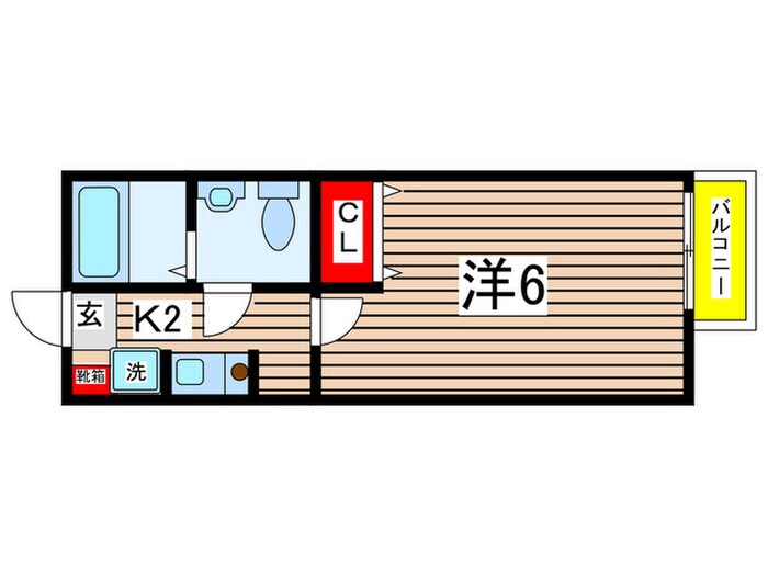 アパルト矢野口の物件間取画像